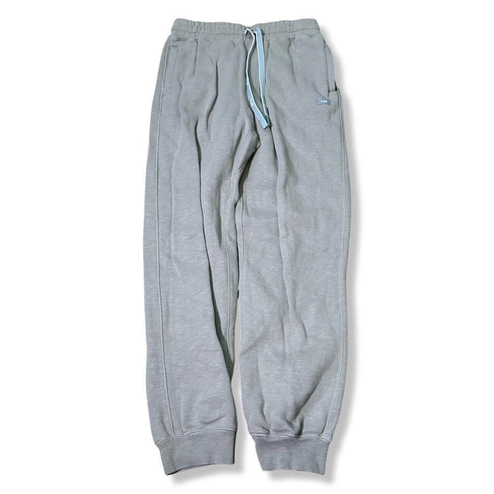 Figs Sweatpants Men’s Sz XS Green Off Shift Jogger Heavy Fleece Pants Tapered